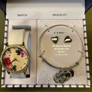 NEW Sailor Jane “Family” watch, earrings & Bracelet